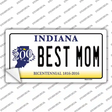 Best Mom Indiana Novelty Sticker Decal Small