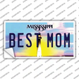 Best Mom Mississippi Novelty Sticker Decal Small