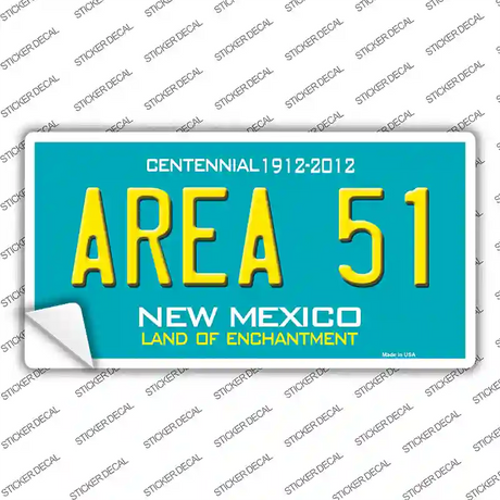 Area 51 New Mexico Novelty Sticker Decal Small