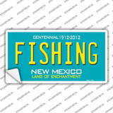 Fishing New Mexico Novelty Sticker Decal Small