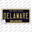 Delaware Novelty Sticker Decal Small