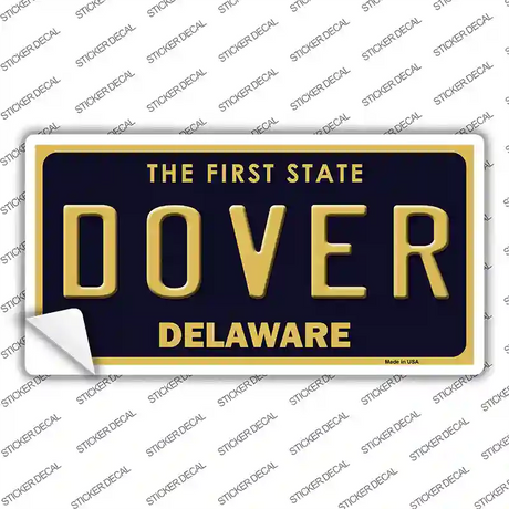 Dover Delaware Novelty Sticker Decal Small