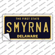 Smyrna Delaware Novelty Sticker Decal Small