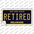 Retired Delaware Novelty Sticker Decal Small