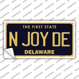 N Joy De Delaware Novelty Sticker Decal Small