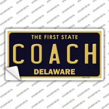 Coach Delaware Novelty Sticker Decal Small