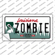 Zombie Louisiana Novelty Sticker Decal Small