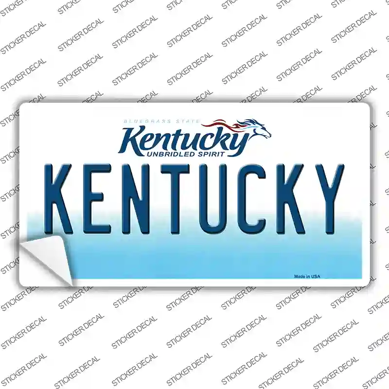 Kentucky Novelty Sticker Decal Small