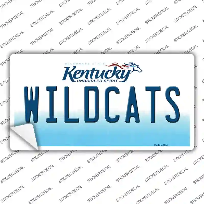 Wildcats Kentucky Novelty Sticker Decal Small