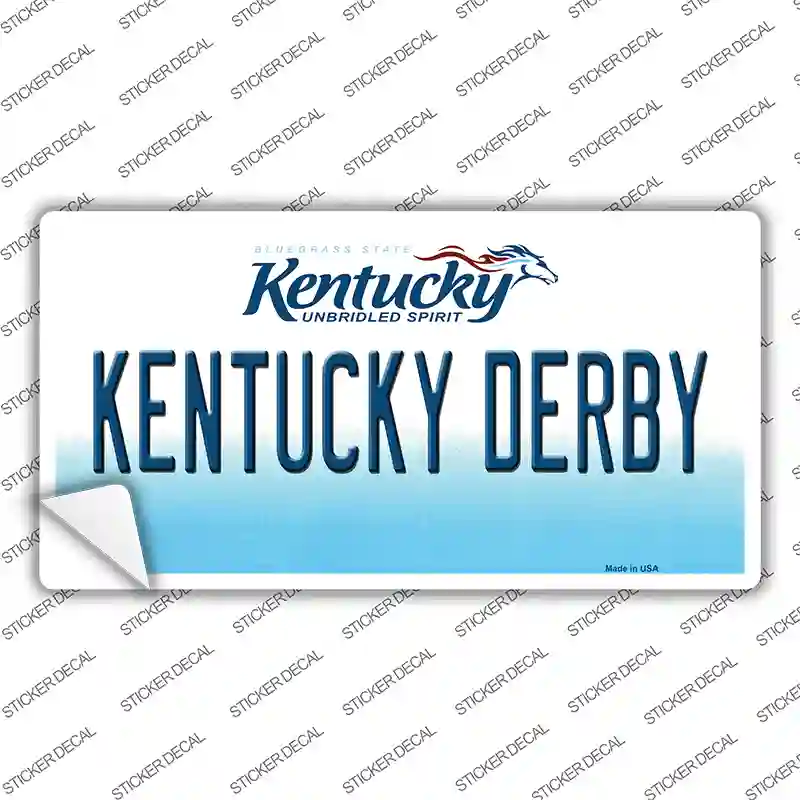 Kentucky Derby Kentucky Novelty Sticker Decal Small