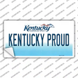 Kentucky Proud Novelty Sticker Decal Small