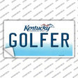 Golfer Kentucky Novelty Sticker Decal Small