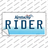 Rider Kentucky Novelty Sticker Decal Small