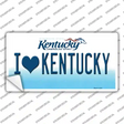 I Love Kentucky Novelty Sticker Decal Small