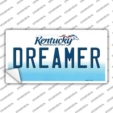 Dreamer Kentucky Novelty Sticker Decal Small