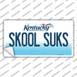 Skool Suks Kentucky Novelty Sticker Decal Small