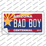 Arizona Centennial Bad Boy Novelty Sticker Decal Small