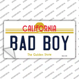 Bad Boy California Novelty Sticker Decal Small