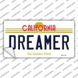 Dreamer California Novelty Sticker Decal Small