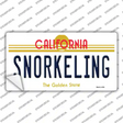 Snorkeling California Novelty Sticker Decal Small