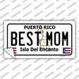 Best Mom Puerto Rico Novelty Sticker Decal Small