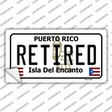 Retired Puerto Rico Novelty Sticker Decal Small