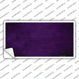 Purple Oil Rubbed Solid Novelty Sticker Decal