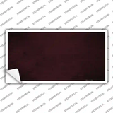 Burgundy Oil Rubbed Solid Novelty Sticker Decal