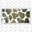 Gold White Giraffe Oil Rubbed Novelty Sticker Decal