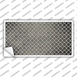 Tan White Quatrefoil Oil Rubbed Novelty Sticker Decal