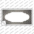 Tan White Quatrefoil Scallop Oil Rubbed Novelty Sticker Decal