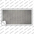 Tan White Small Chevron Oil Rubbed Novelty Sticker Decal