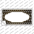 Brown White Anchor Scallop Oil Rubbed Novelty Sticker Decal