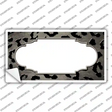 Tan Black Cheetah Scallop Oil Rubbed Novelty Sticker Decal
