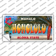 Honolulu Hawaii State Novelty Sticker Decal Small