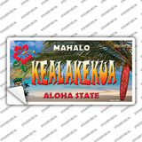 Kealakekua Hawaii State Novelty Sticker Decal Small