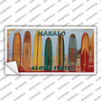 Aloha State Hawaii Blank State Novelty Sticker Decal Small