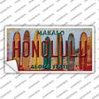 Honolulu Surfboards Hawaii State Novelty Sticker Decal Small