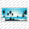 Sunset Blue Novelty Sticker Decal Small