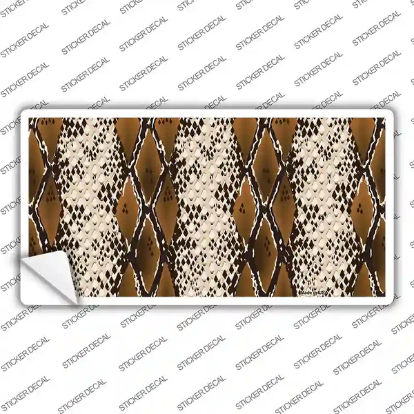 Snake Novelty Sticker Decal | Smart Blonde