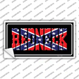 Redneck Confederate Flag Novelty Sticker Decal Small