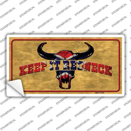 Keep It Redneck Novelty Sticker Decal Small