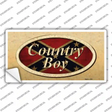 Country Boy Novelty Sticker Decal Small