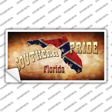 Southern Pride Florida Novelty Sticker Decal Small