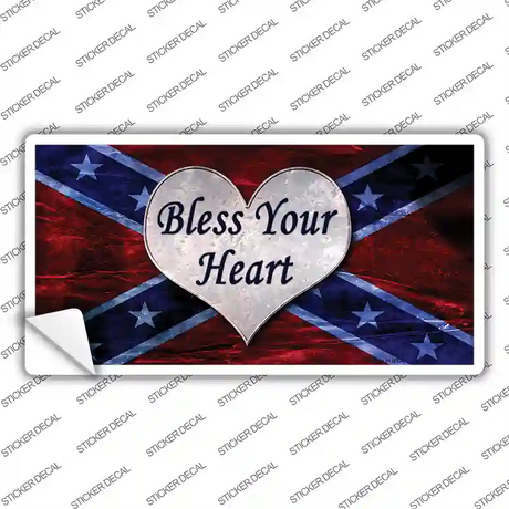 Bless Your Heart Novelty Sticker Decal Small