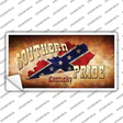 Southern Pride Kentucky Novelty Sticker Decal Small