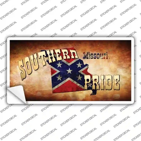 Southern Pride Missouri Novelty Sticker Decal Small