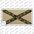 Confederate Stripes Camo Novelty Sticker Decal Small