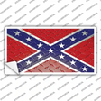 Confederate Flag Diamond Novelty Sticker Decal Small