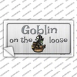 Goblin On The Loose Novelty Sticker Decal Small